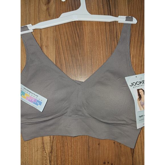 Jockey Bralette Womens Size Large Ribbed Padded 38-40 A B Or C Cup - Picture 2 of 5